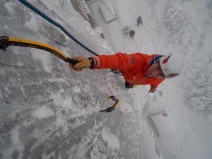 Lezení ledu v Krkonoších, Labský důl a Výrovka
