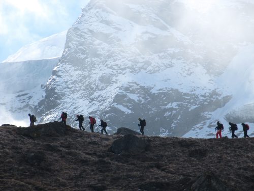 Horské treky a horské expedice v Himalájích v Nepálu a Tibetu s horským vůdcem UIAGM Josefem Šimůnkem a Gabrielem Mazurem. Outdoor vybavení od Pieps, ABS, Skitrab, Edelrid.