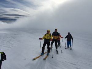 Skialp a lezení ledu v Davosu Švýcarsko